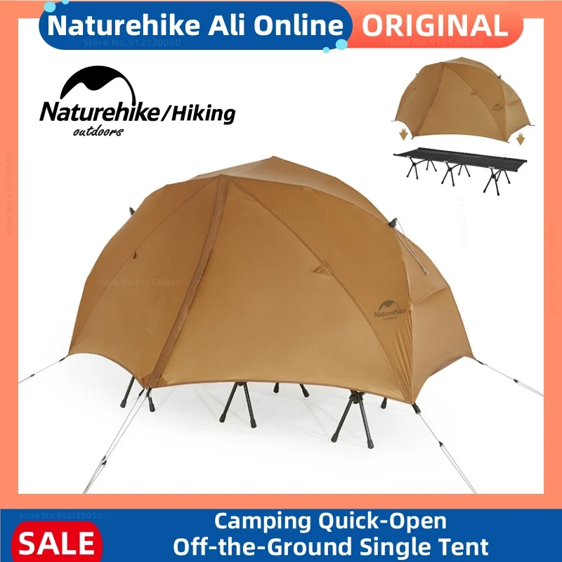 

Naturehike Camping Quick-Open 20D Tent Off-the-Ground Single Ultralight Tent Can Be Matched With Camp Bed Outdoor Camp Equipment