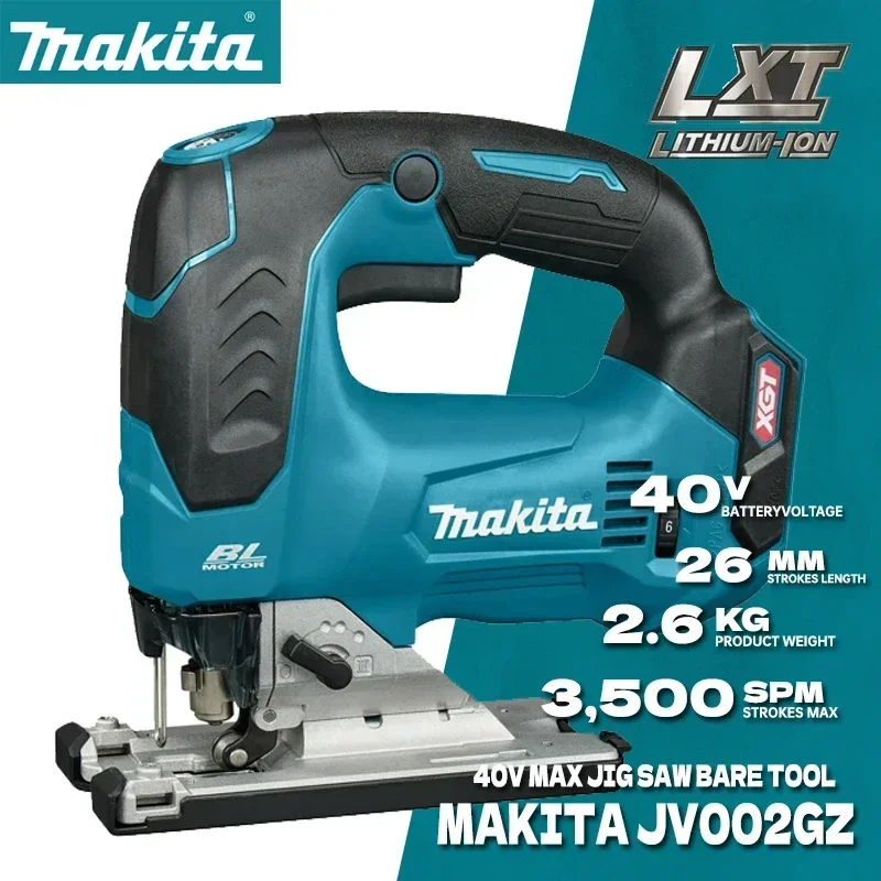 

MAKITA JV002GZ Cordless Jig Saw 40V Scroll Saw Variable Speed Scroll Jigsaw Brushless Power Tool For Makita JV002G