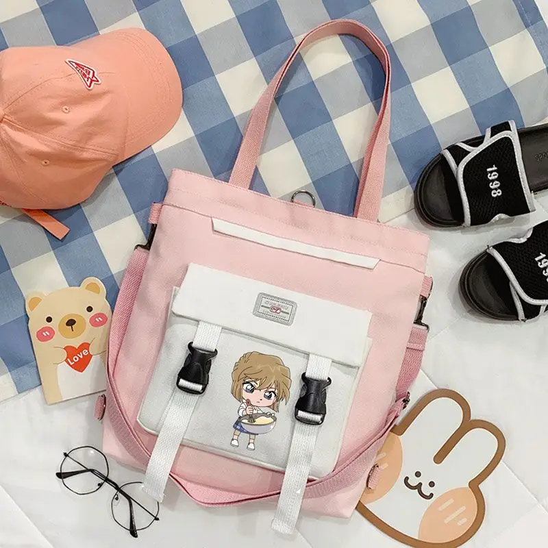 New Detective Conan Kidd Phantom Thief Cartoon Animation Messenger Bag Student Casual Large Capacity Shoulder Bag Handbag Gift