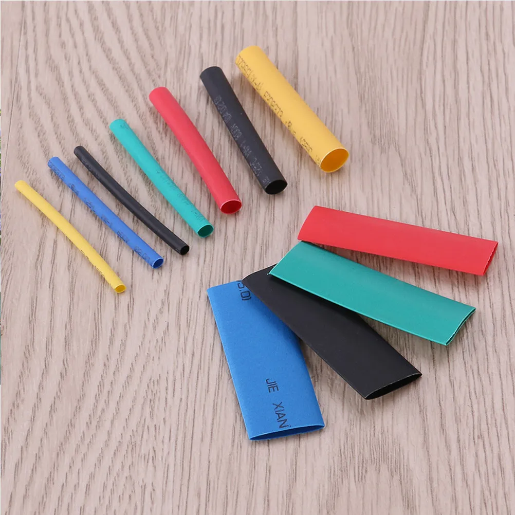 200Pcs Heat Shrink Tube Combo Premium Polyolefin Material for Wiring Harness Protection Cable Bonding Electrical Insulation Fast