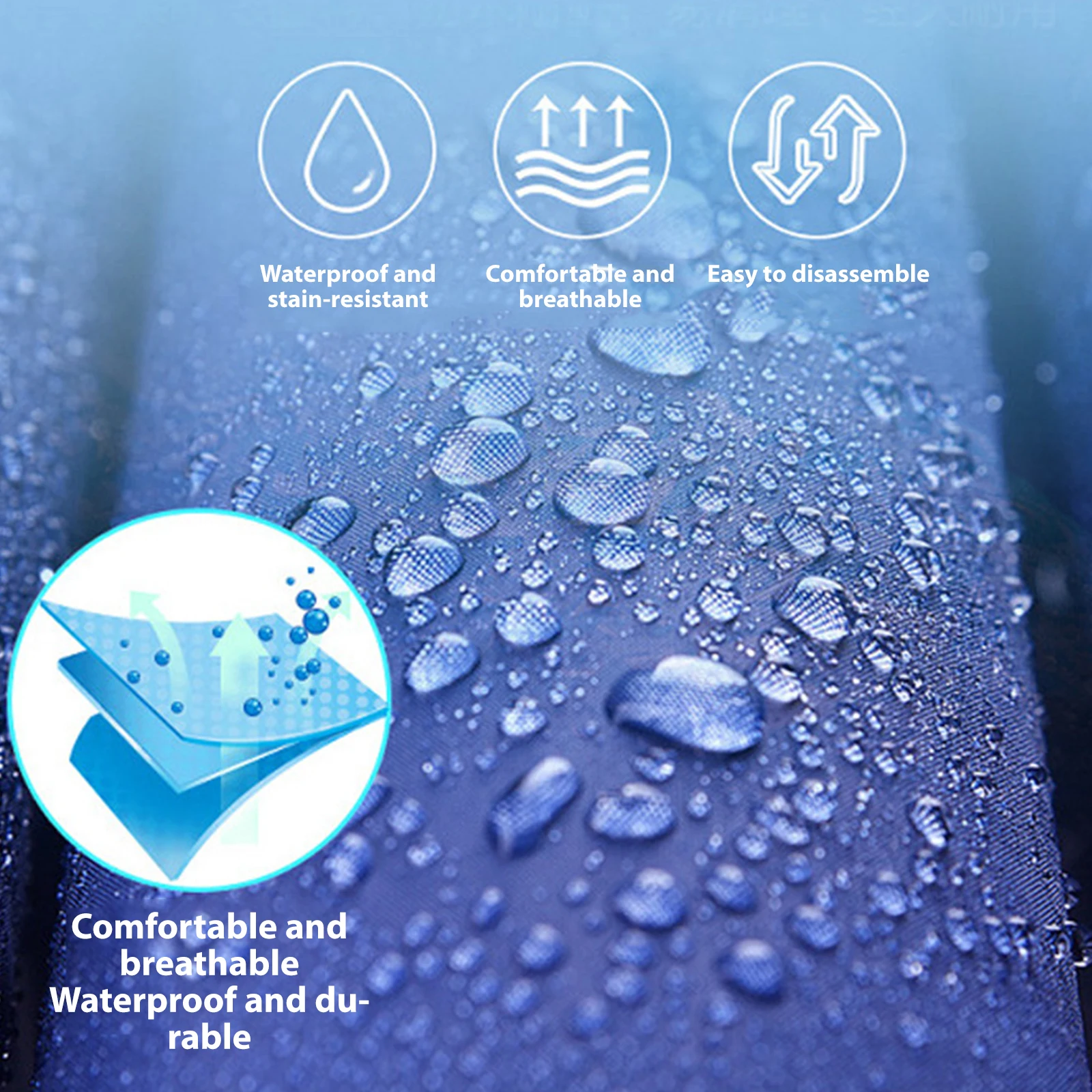 Coprimaterasso alternativo a pressione d'aria, coprimaterasso con soluzione per la prevenzione dei dolori del letto con pompa a 6 impostazioni, imbottitura impermeabile