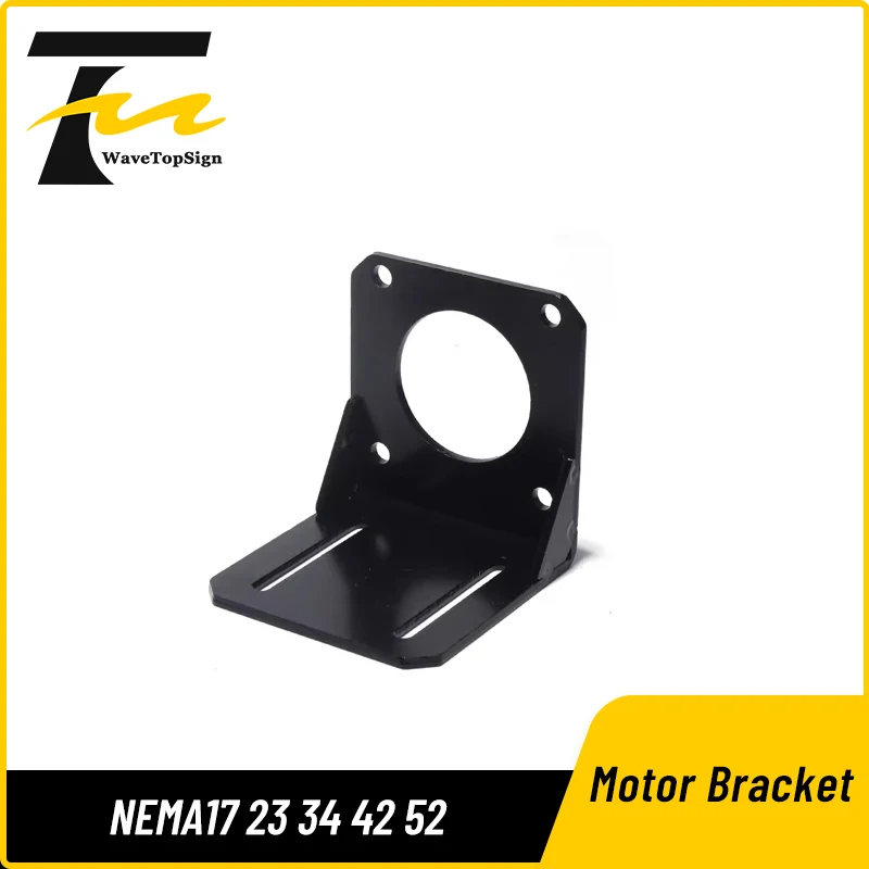 WaveTopSign Motor Bracket For NEMA17 23 34 42 52 Stepper Motor Aluminum Fixed Seat Fastener Mounting Bracket Support