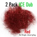 2pcs Ice Red