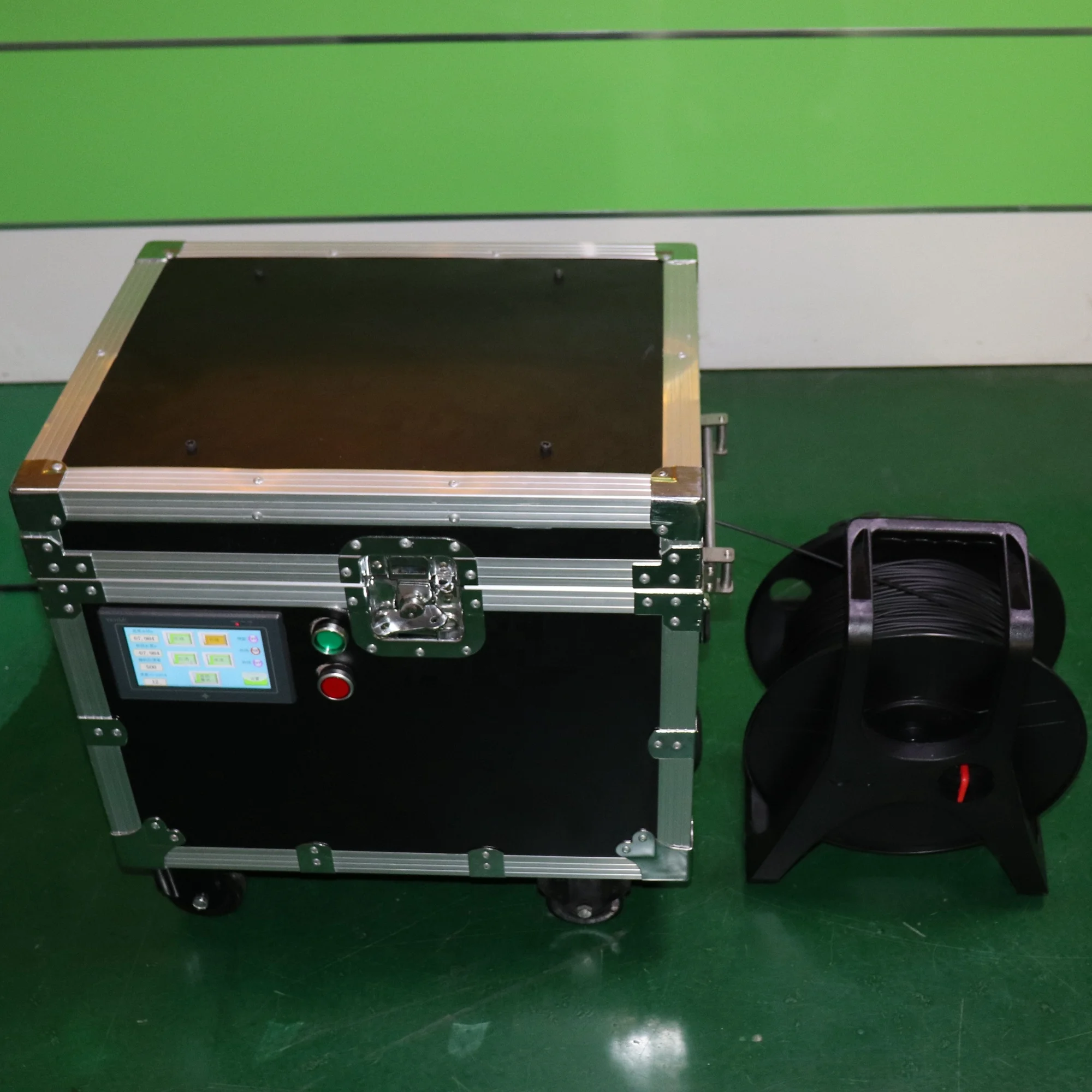 Automatic AUV Tethered Drone System With Onboard Air Power Module And Cable Without Battery