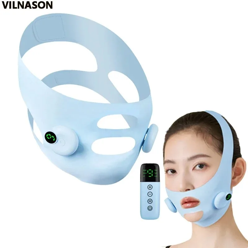 Smart Pulse Face Shaping Beauty Instrument EMS Microcurrent Lifting V Face Device Skin Tightening Anti-Wrinkle Facial Massager