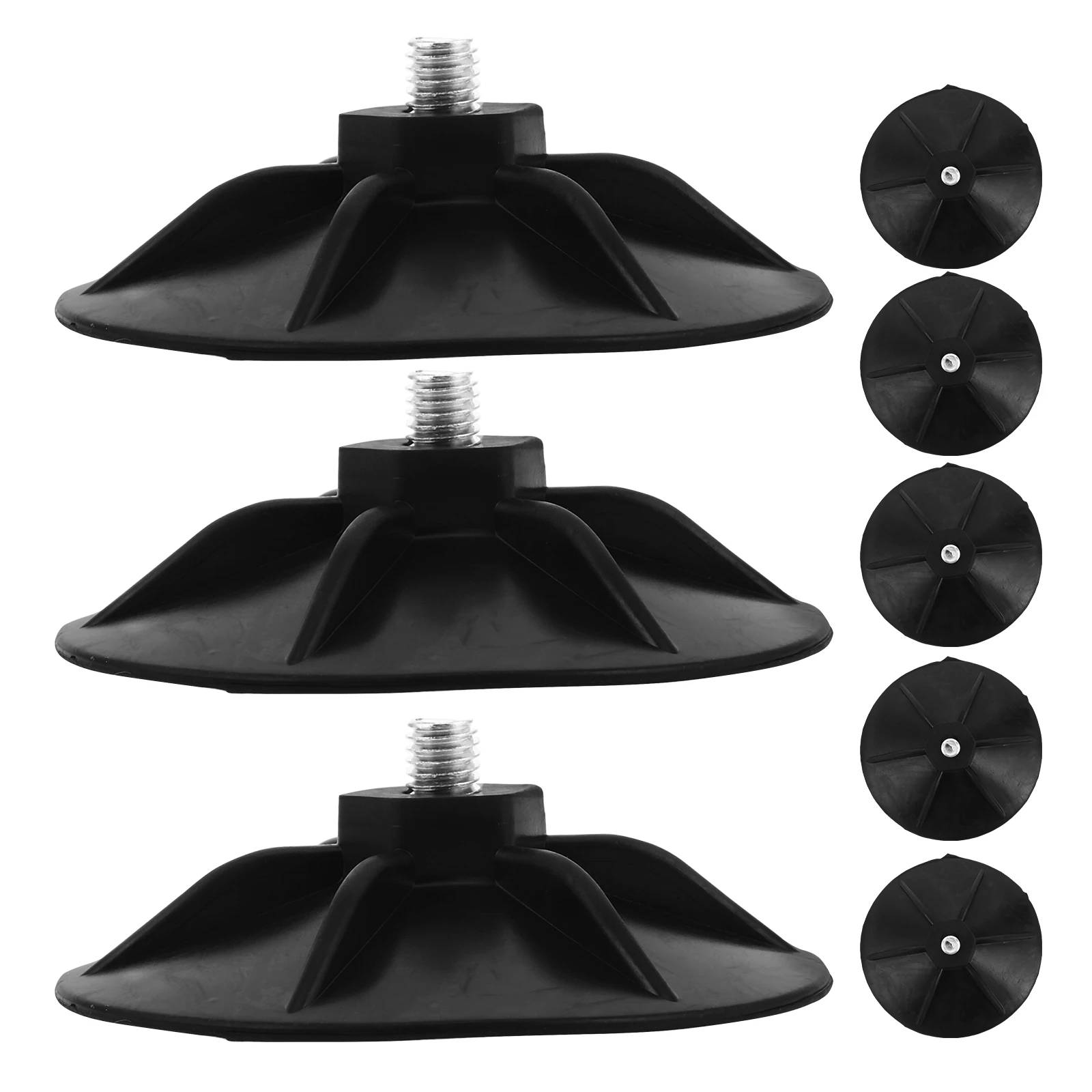 

8 Pcs Sandbag Suction Cup Base Rubber Floor Home Supplies Punching Bag Support Durable Standing Gym Training