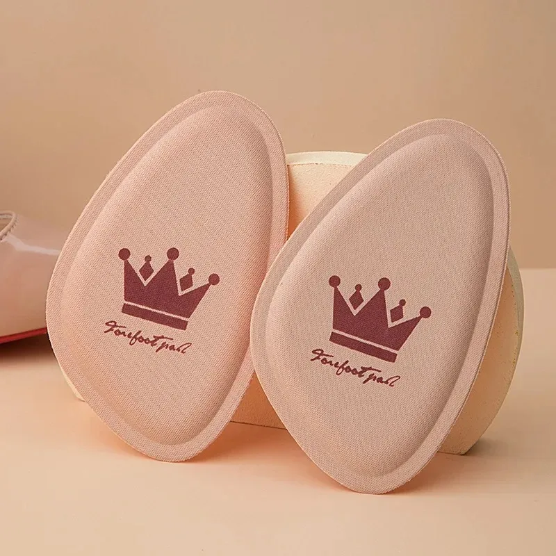 Women Forefoot Pad Pain Relief Insert Half Size Insoles Non-slip Cushion Shoe Breathable Sweat Absorbing Foot Pads for Shoes