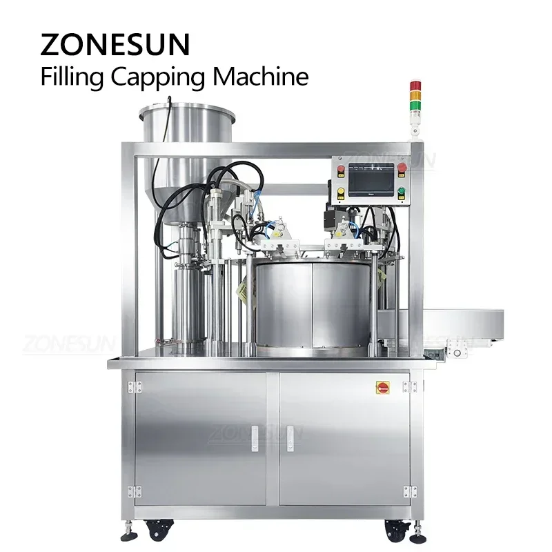 ZONESUN ZS-YTZL2 Riempitrice automatica per sacchetti Sigillatura di sacchetti Doypack in plastica Macchina riempitrice per imballaggio di bevande per succhi di latte