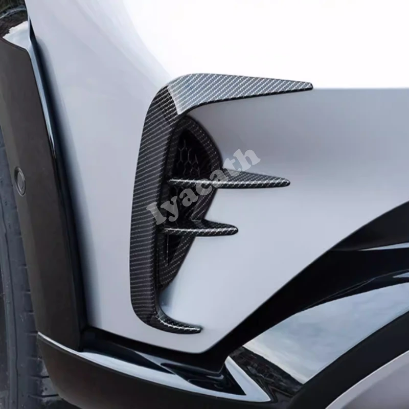 ABS Carbonfiber For Xiaomi YU7 2025 Front Rear Bumper Fog Light Leaf Fender Camera Side Mark Cover Rearview Mirror Frame Trim