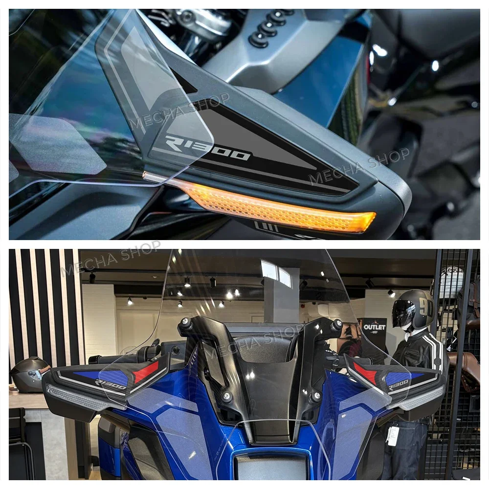 For R 1300 RT R1300RT 2025- 3D Handguard Turn Signal Area Protective Sticker Kit