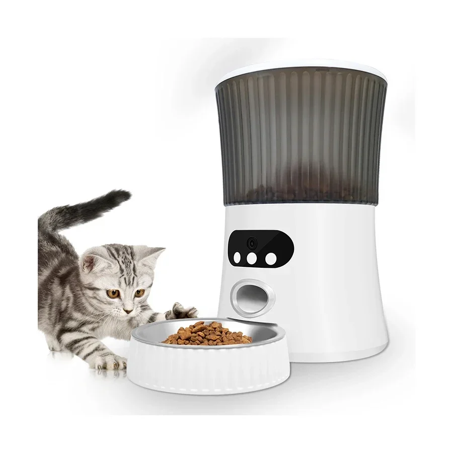 Wholesale 4L Smart WIFI Intelligent fully Auto Pet Cat Dry Food Dispenser  Feeder