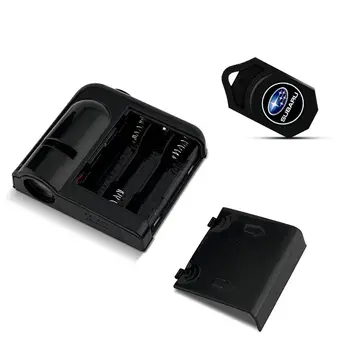 適用於斯巴魯森林人、翼豹、傲虎、力獅、馳鵬的無線汽車迎賓雷射LED投影燈,無線汽車配件 8 最佳銷售 速霸陸標誌 - №8