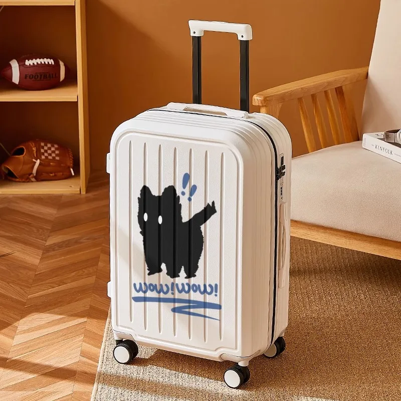 

2025 New Multi-functional Cartoon Printed Tie Rod Suitcase, Small and Lightweight Male and Female Students Travel Boarding Case