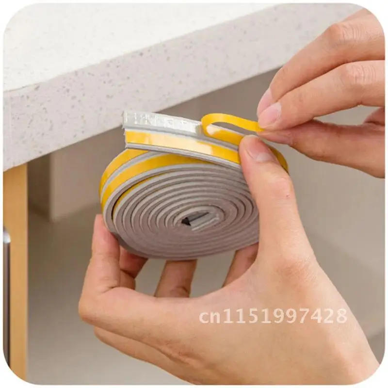 5metres Collision Insulation Sound Weatherstrip Foam Rubber Soundproof Gasket Window Doors Type I/P/D/E Self-Adhesive Strip Seal