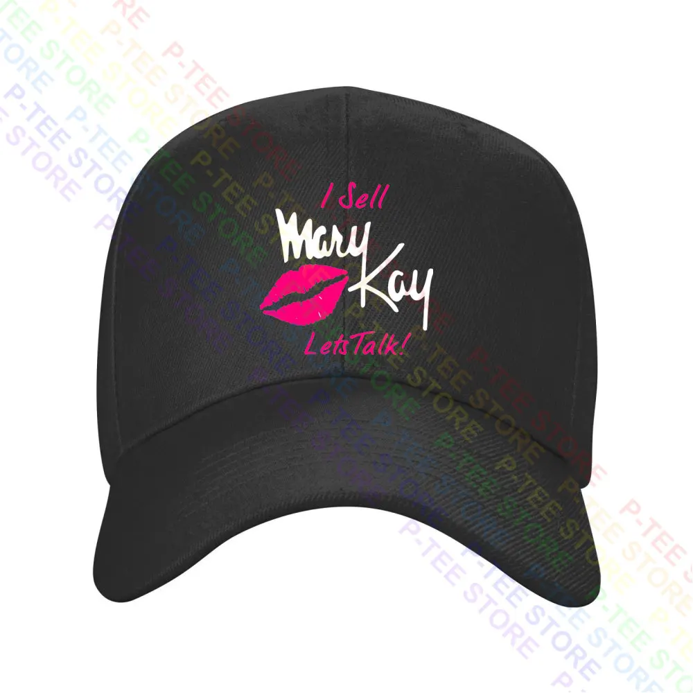 I Sell Mary Kay Lets Talk Lips Baseball Cap Snapback Caps Knitted Bucket Hat