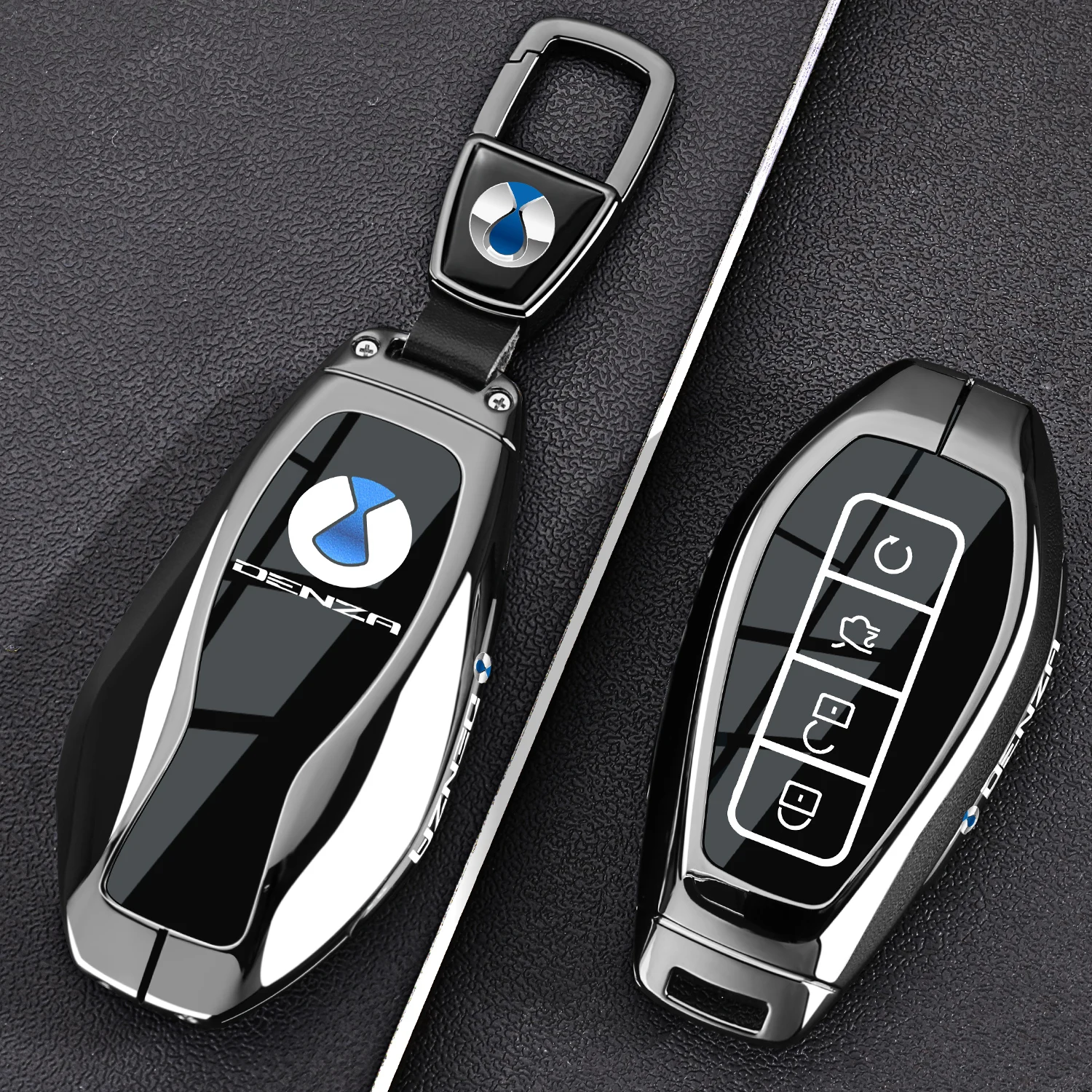Premium Zinc Alloy Key Fob Cover Case for DENZA N9 2025