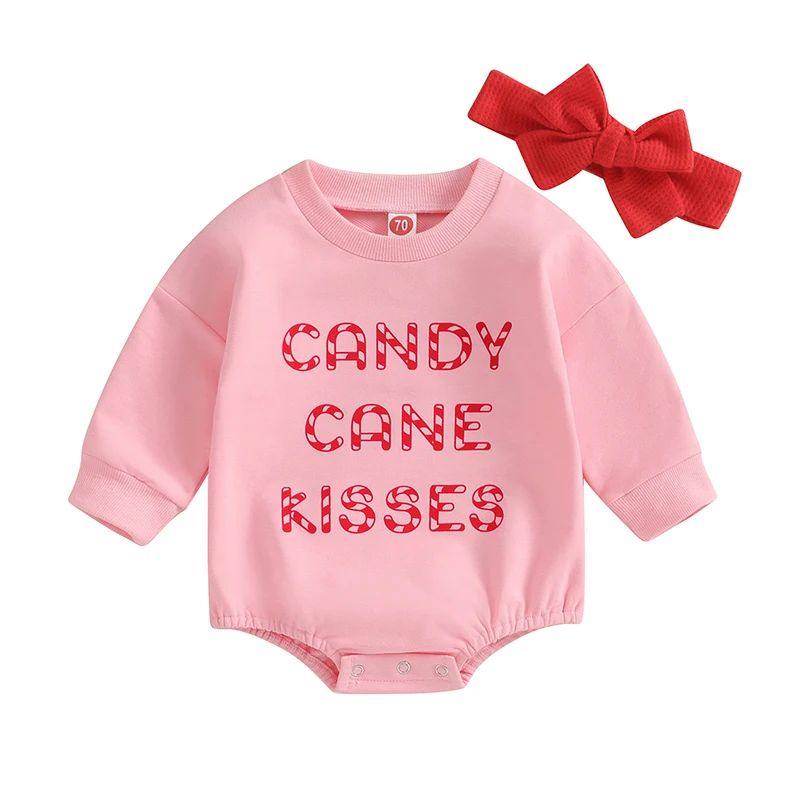 Baby Girl Boy Christmas Outfit Santa Bubble Sweatshirt Romper  Newborn First Christmas Clothes Costumes