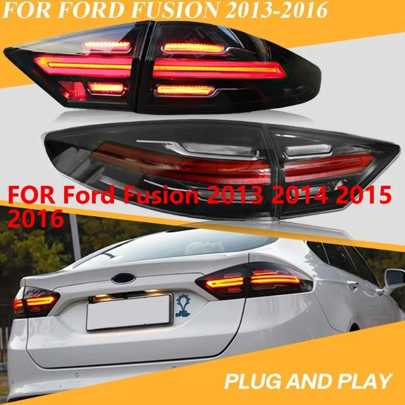 

Full LED Tail Lights For Ford Fusion 2013-2016, Sequential Rear Lamps