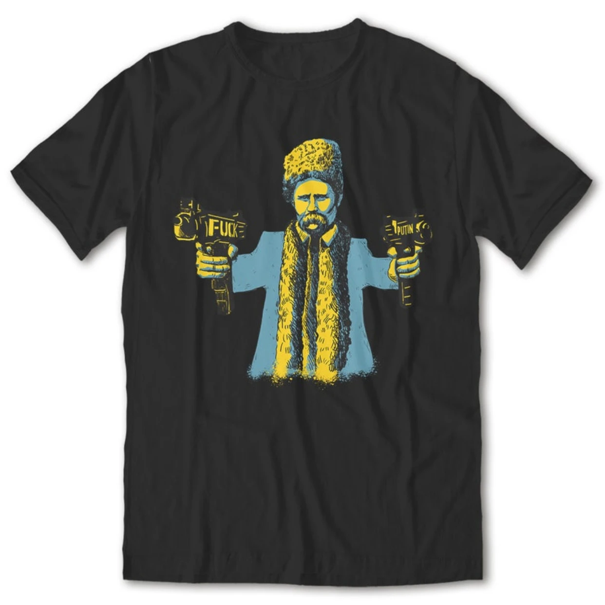 Ukrainian Patriotic Warrior Taras Shevchenko T Shirt. Short Sleeve 100% Cotton Casual T-shirts Loose Top Size S-3XL