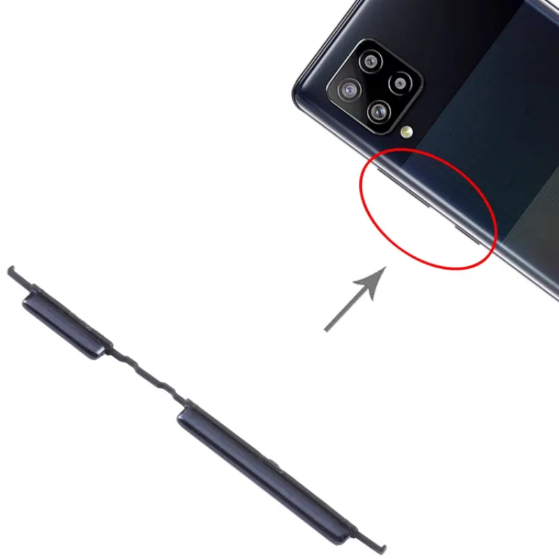 

Suitable for Samsung A42 5G power button, volume button, A4260 A435B/V/U button, power switch, side button, repair parts