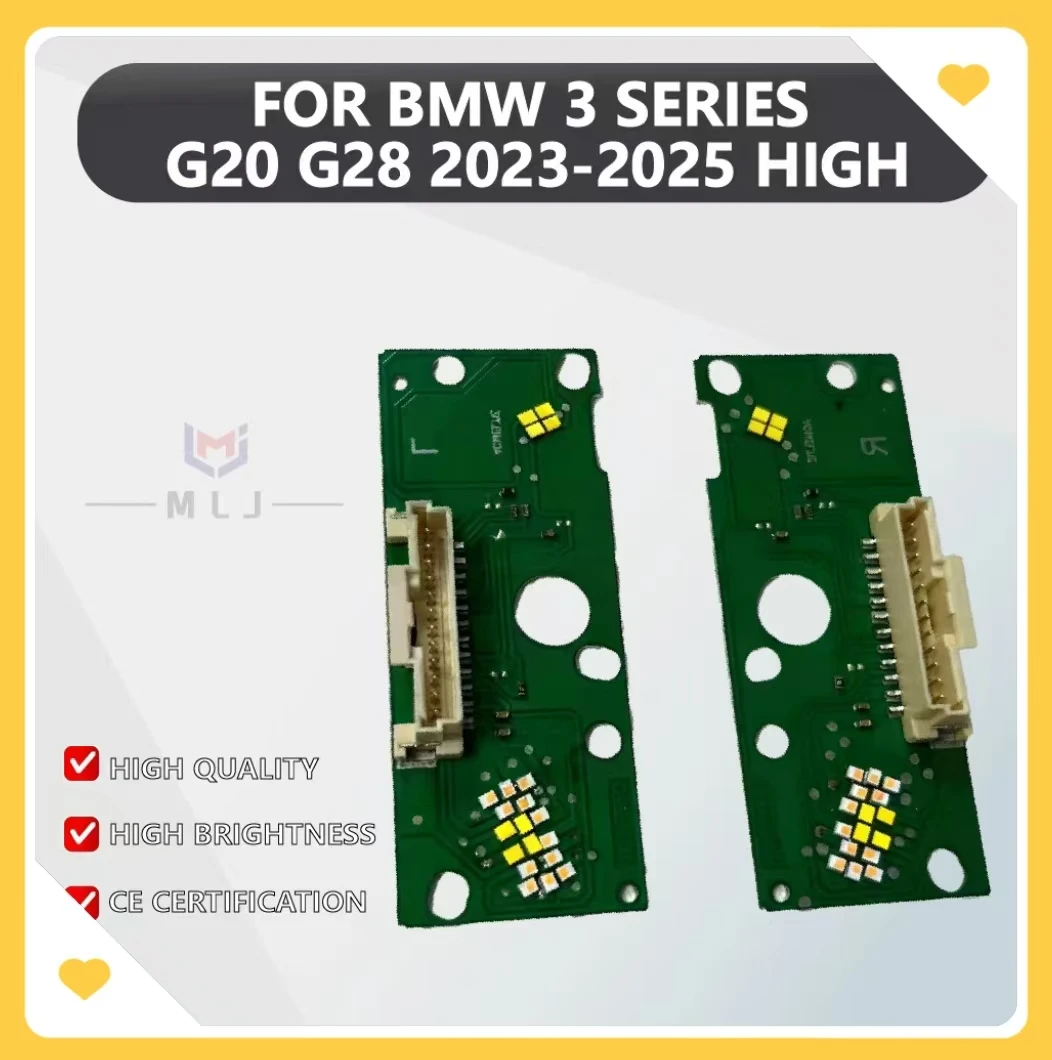 

For BMW 3 Series G20 G28 I3 2023-2025 High Version Yellow DRL Board LED Headlight Daytime Running Light Car Accessories