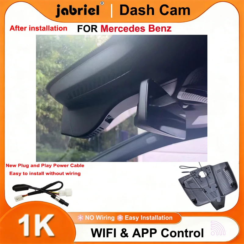 

Car DVR 1K 1080P Wifi Dash Cam For Mercedes Benz CLS350 CLS350d CLS450 CLS420d CLS400d 2020 2021 2022 For Mercedes C257 Car DVR