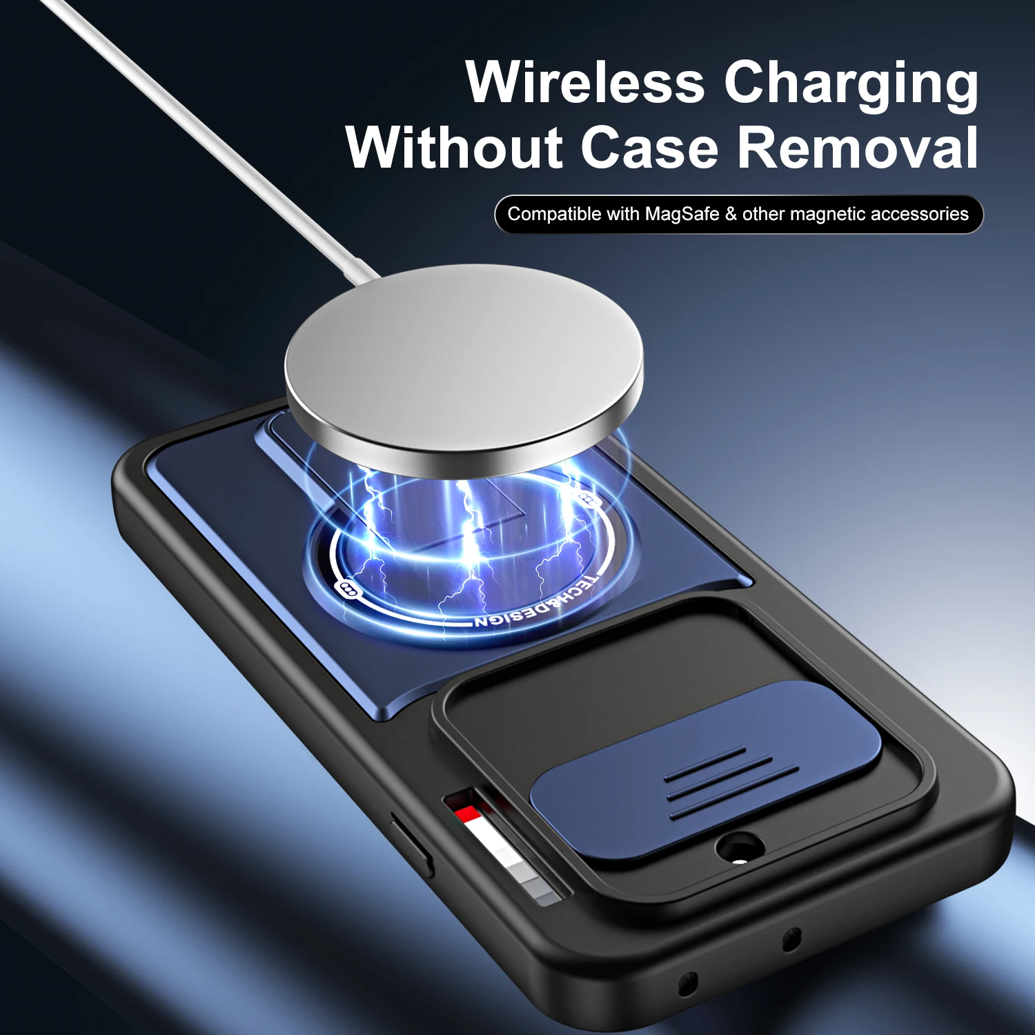 Auto-Magnethalterung für Magsafe-Hülle für Nothing Phone 4A Pro Armor, stoßfeste Linsenschutz-Telefonabdeckung – Detail 10