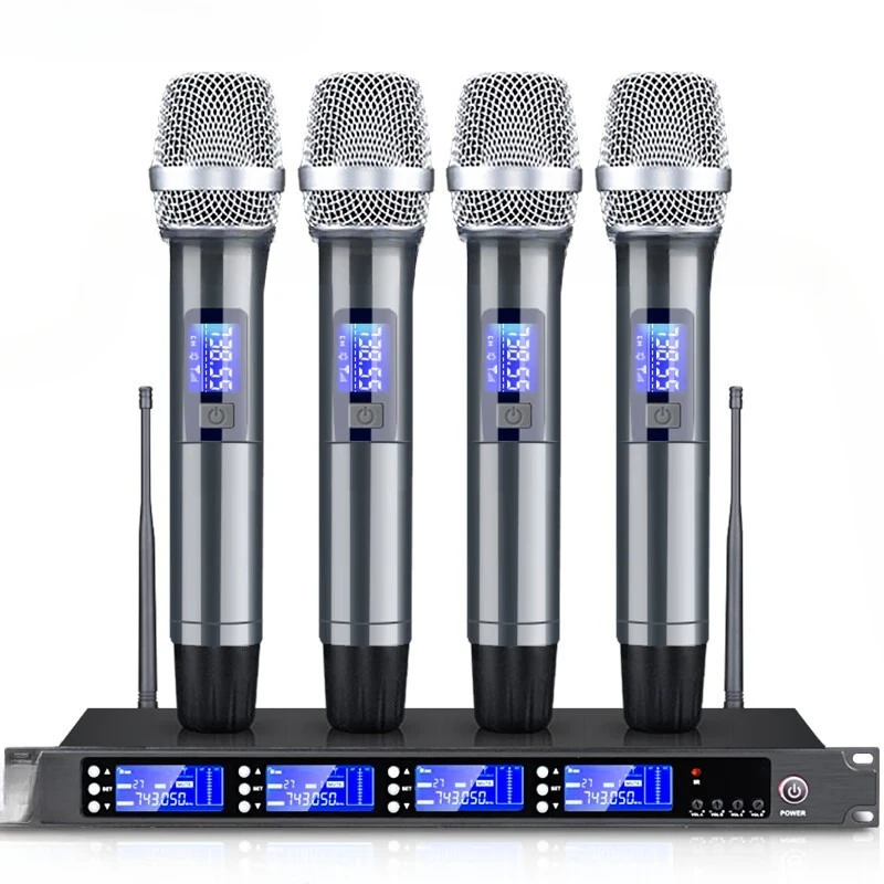 

Wireless Microphone, One to Four, Handheld, True U Segment, Adjustable Frequency