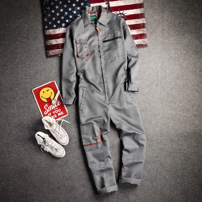 Work Overall Uniform Men Women Working Coveralls Welding Suit Car Repair Workshop Mechanic Plus Size Clothes Dungaree carpentry