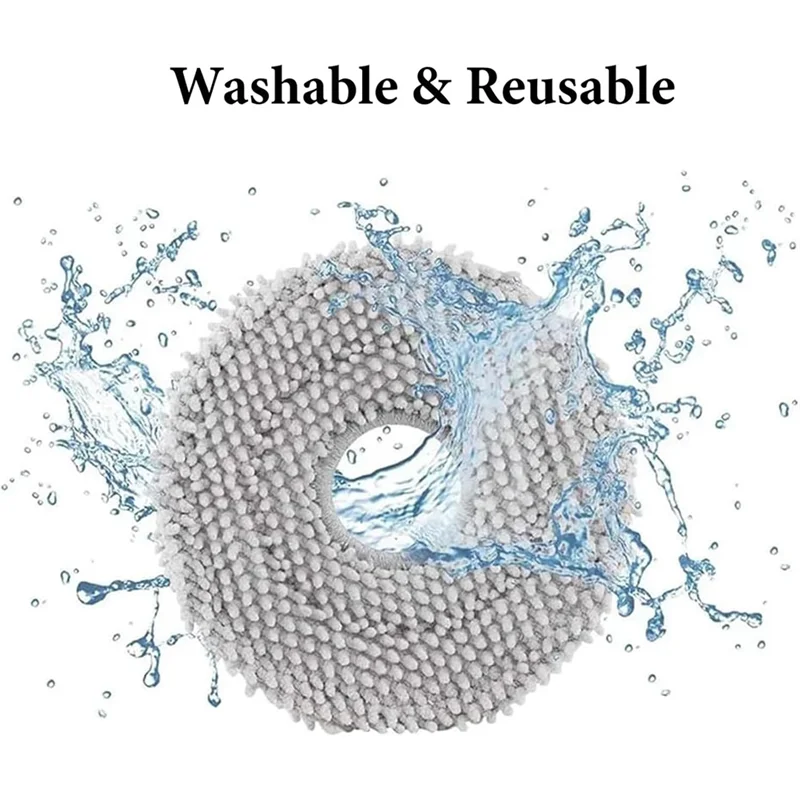 【Berserk】طقم ملحقات وسادات قماش الممسحة للمكنسة الكهربائية Roborock Saros 10R، Qrevo Curv، Q Revo، Qrevo Maxv، Qrevo Master