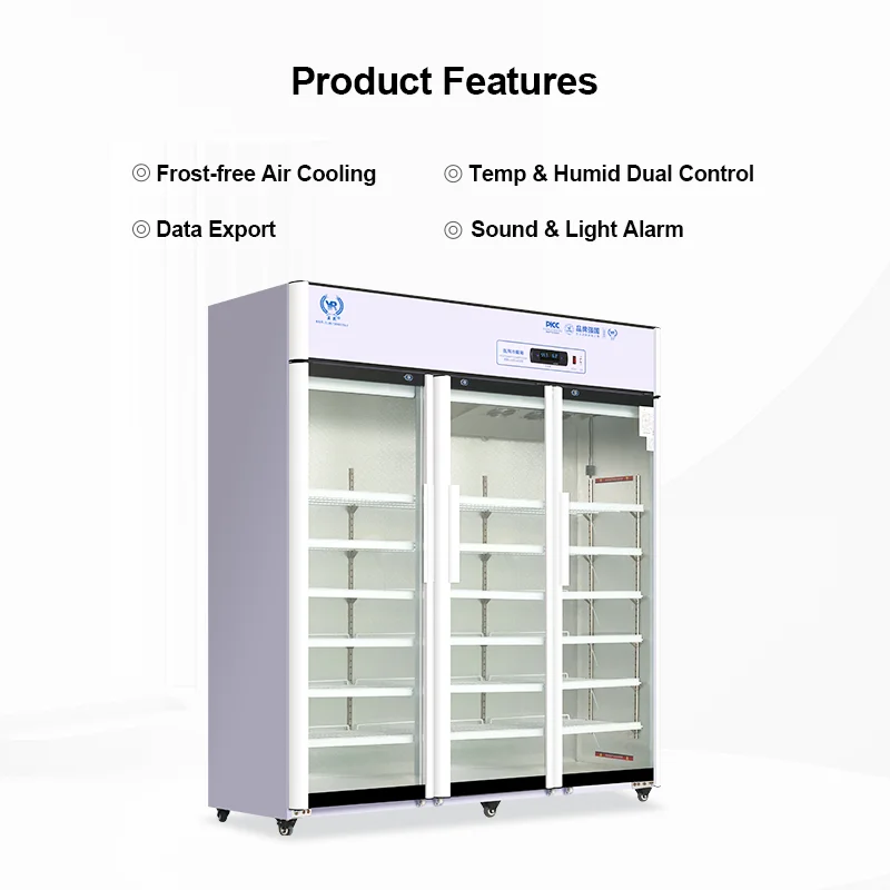Suitable for all new smart devices1300L 2 - 8°C Biomedical Refrigerator - Ideal for Pharmacy, Lab, Hospital & Research,YR/FL1300