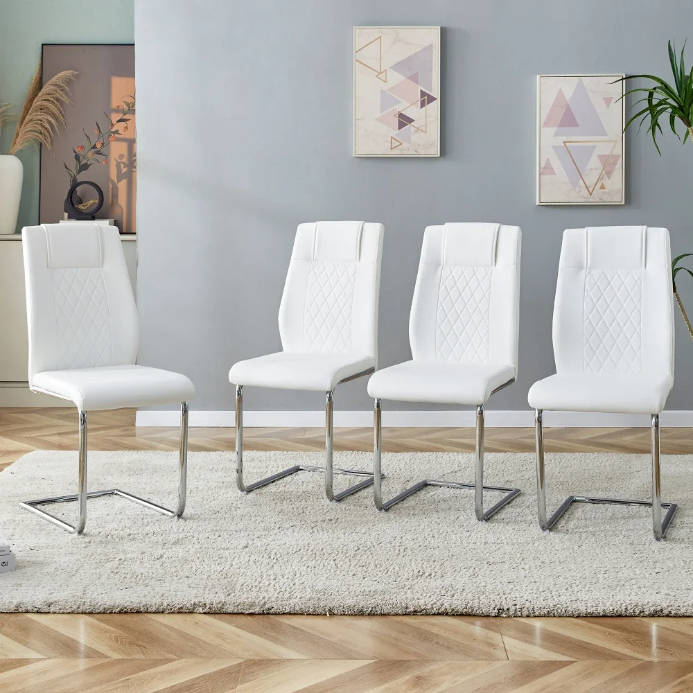 Relaxing Dining Chairs Set 4 Chair Rooms Backrest Deals Elegant Room  Kitchen Loungefly Chaise Salle A Manger Home Furniture