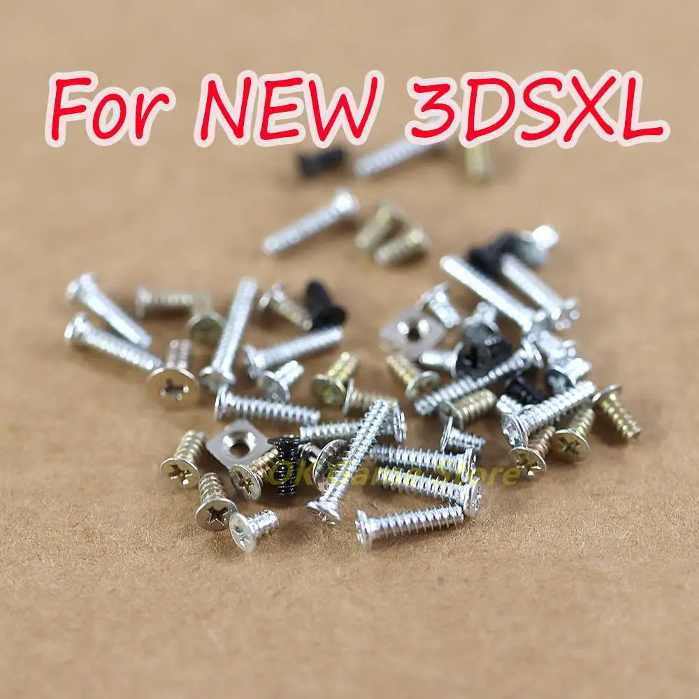

30sets Replacement Full Set Screw For Nintend New 3DSXL 3DSLL Head Screws Set for new 3ds xl ll Game Console Shell