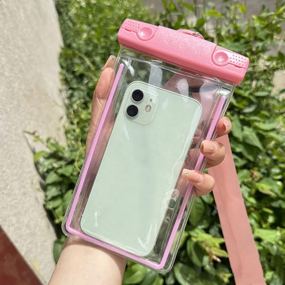 

Case Cover Waterproof Phone Case Mobile Phone Pouch Bag Transparent Mobile Phone Waterproof Bag Thick Strap Underwater Dry
