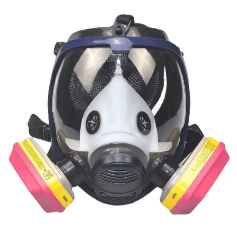 Chemical Gas Mask 6800 Dust Respirator Anti-Fog Full Face Mask Filter For Industrial Acid Gas, Welding Spray Paint Insecticide