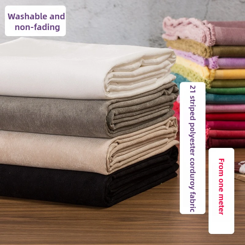 غرامة المشارب سروال قصير النسيج لينة يمكن ارتداؤها بالمتر للملابس قميص أريكة وسادة غطاء DIY بها بنفسك الخياطة تنفس القماش الأسود