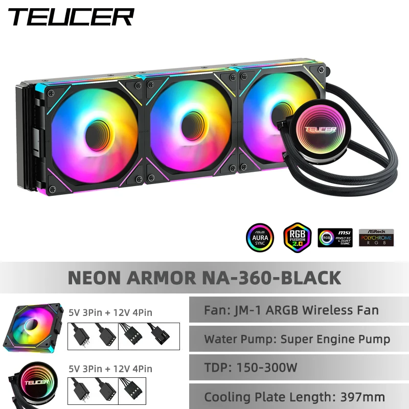 TEUCER NA-360 PC Water Cooling Radiator X99 Motherboard CPU Liquid