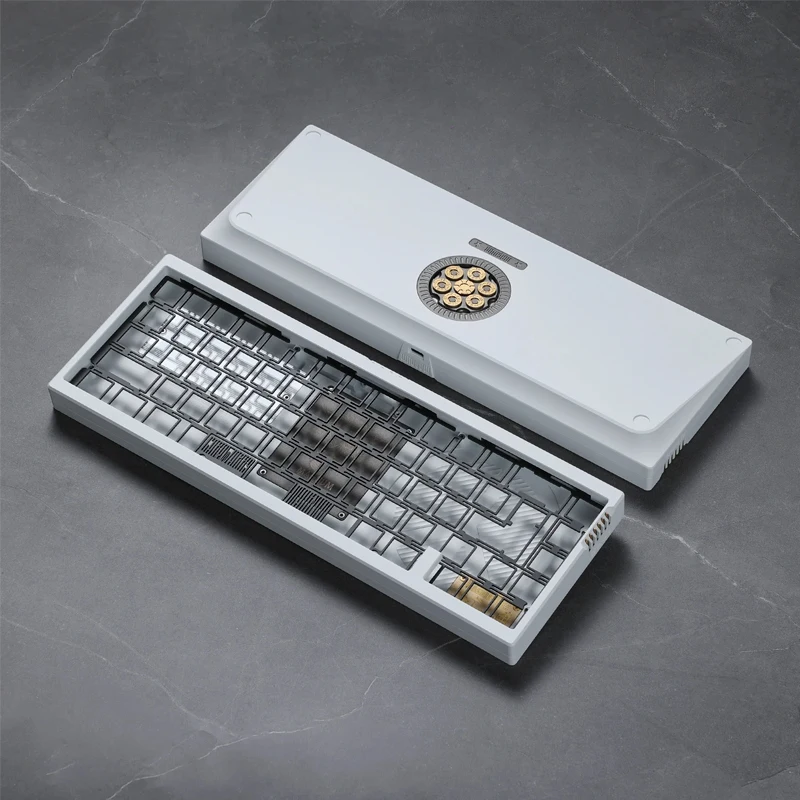 

KBDfans Magnum65 Mechanical Keyboard Kit Custom Firearms Theme Hot-swap RGB Bluetooth Wireless/wired 60% Aluminium Keyboard