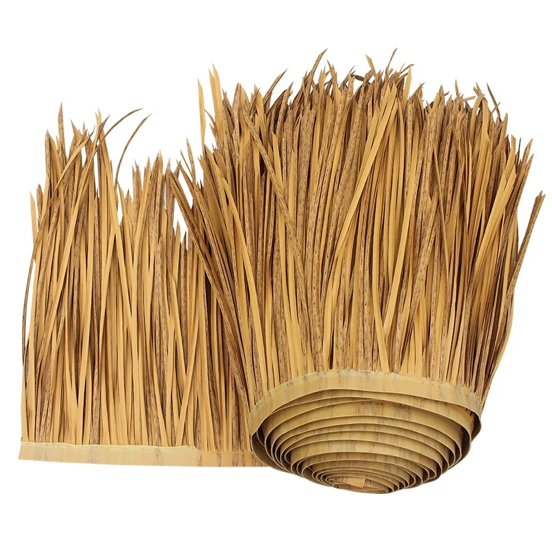 10M Artificial Mexican Straw Roof Thatch for Garden and Patio Covers: Simulated, Retardant, and Low-Maintenance