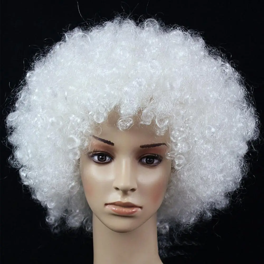 Adults Performance Wigs Wavy Curly Clown Wig Cosplay Hair Kids Christmas Wedding Party Hats Cosplay Props Clown Wig Party Gift