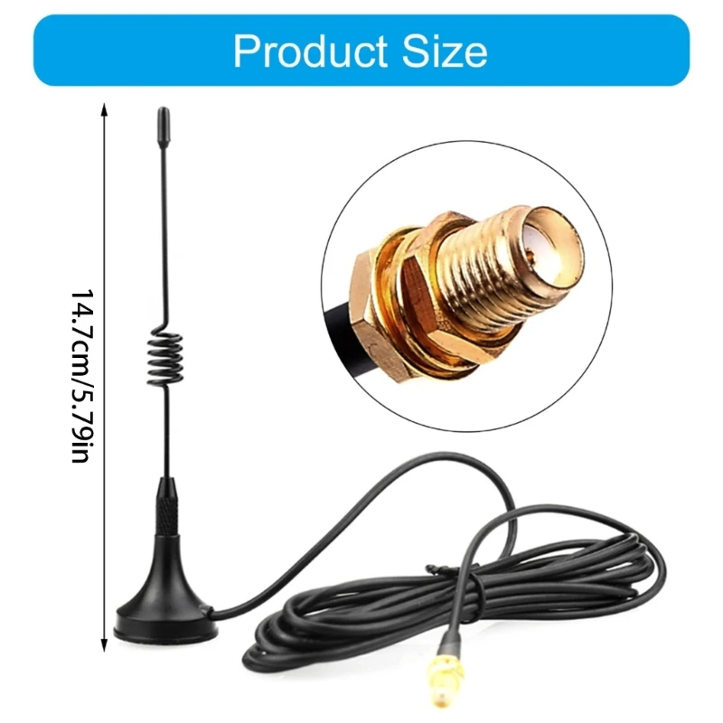 Antena VHF Mini Radio Portabel untuk Walkie Talkie Quansheng Baodao UV5R