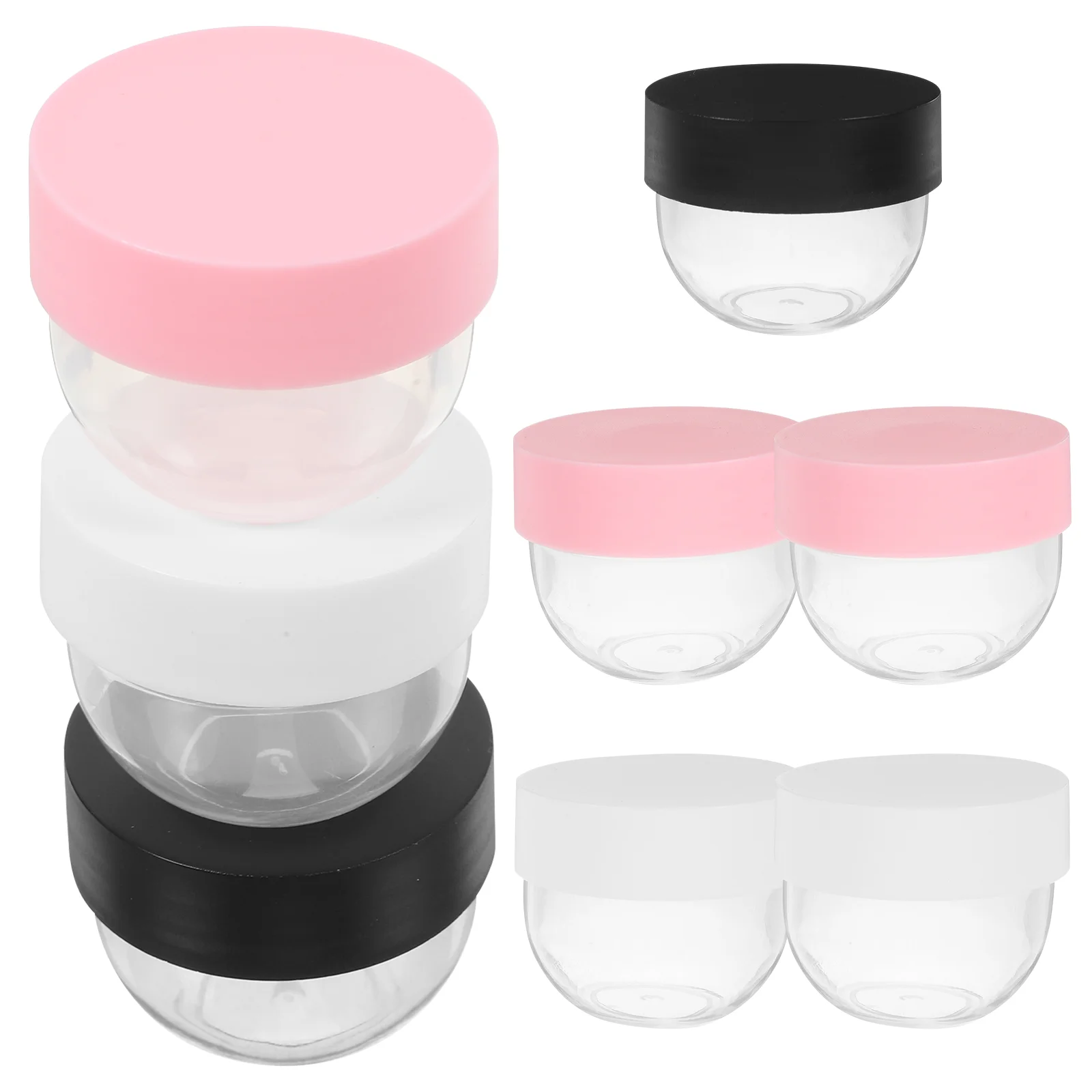 

8 Pcs Storage Tank Takeaway Containers with Lids Perfume Creams Jars Lotion Dispenser Bottles