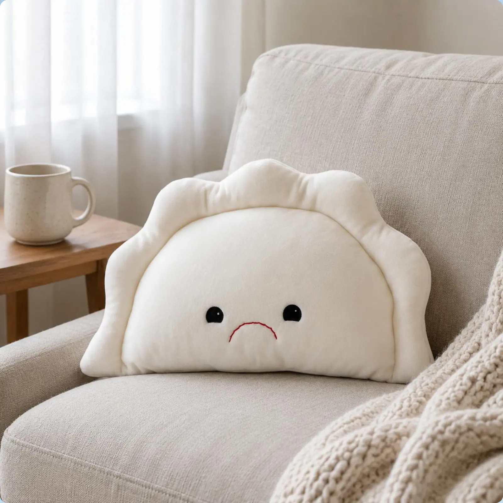 

Pierogi Stuffed Soft Pierogi Pillow Stuffed Dumpling Pillow Cute Plaything Cuddly