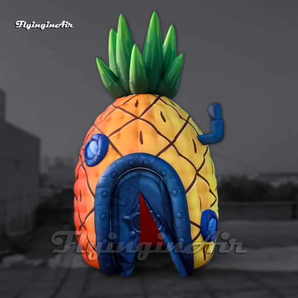 

Fantastic Large Inflatable Pineapple House SpongeBob SquarePants' Home Air Blow Up Cartoon Playhouse For Garden And Yard Event