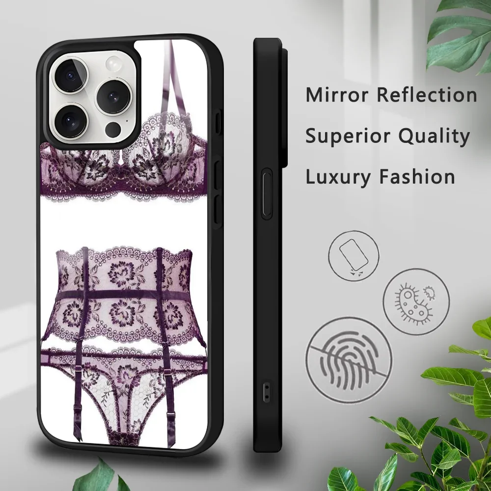 Underwear Sexy Funny Pattern Phone Case For IPhone 16 15 14 13 12 11 Pro Xs Max Mini Plus Celulares Hard Funda