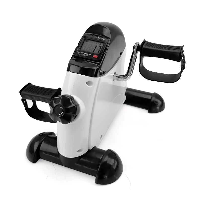 Folding Rehabilitation Trainer, Digital Resistance-Free Pedal Bike,  Shockproof Leg Exerciser, Upper Lower Limb Fitness Tool