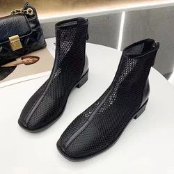 Women's shoes  boots 2020 summer new fashion mesh breathable short boots