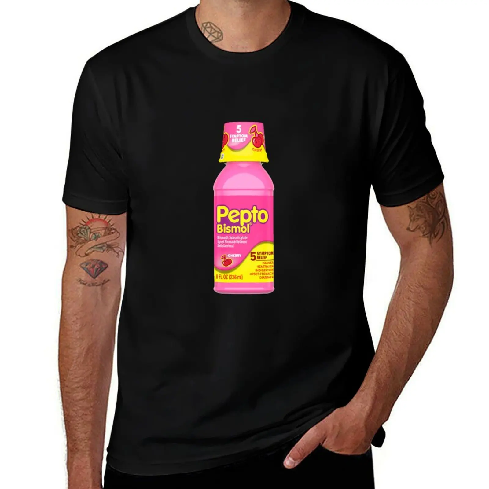 

Pepto Bismol T-Shirt t shirt man cotton t shirts for man cotton soft T-Shirt