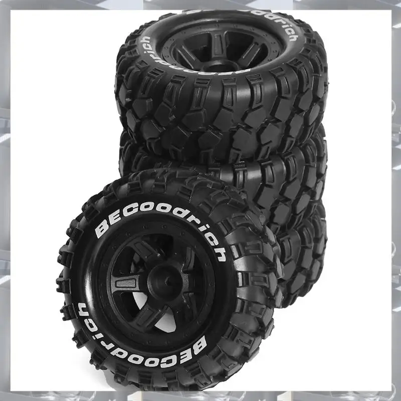 

A84F-1Set/4Pcs RC Car Upgrade Tire Kit For MJX 10208 RC Car Upgrade Parts