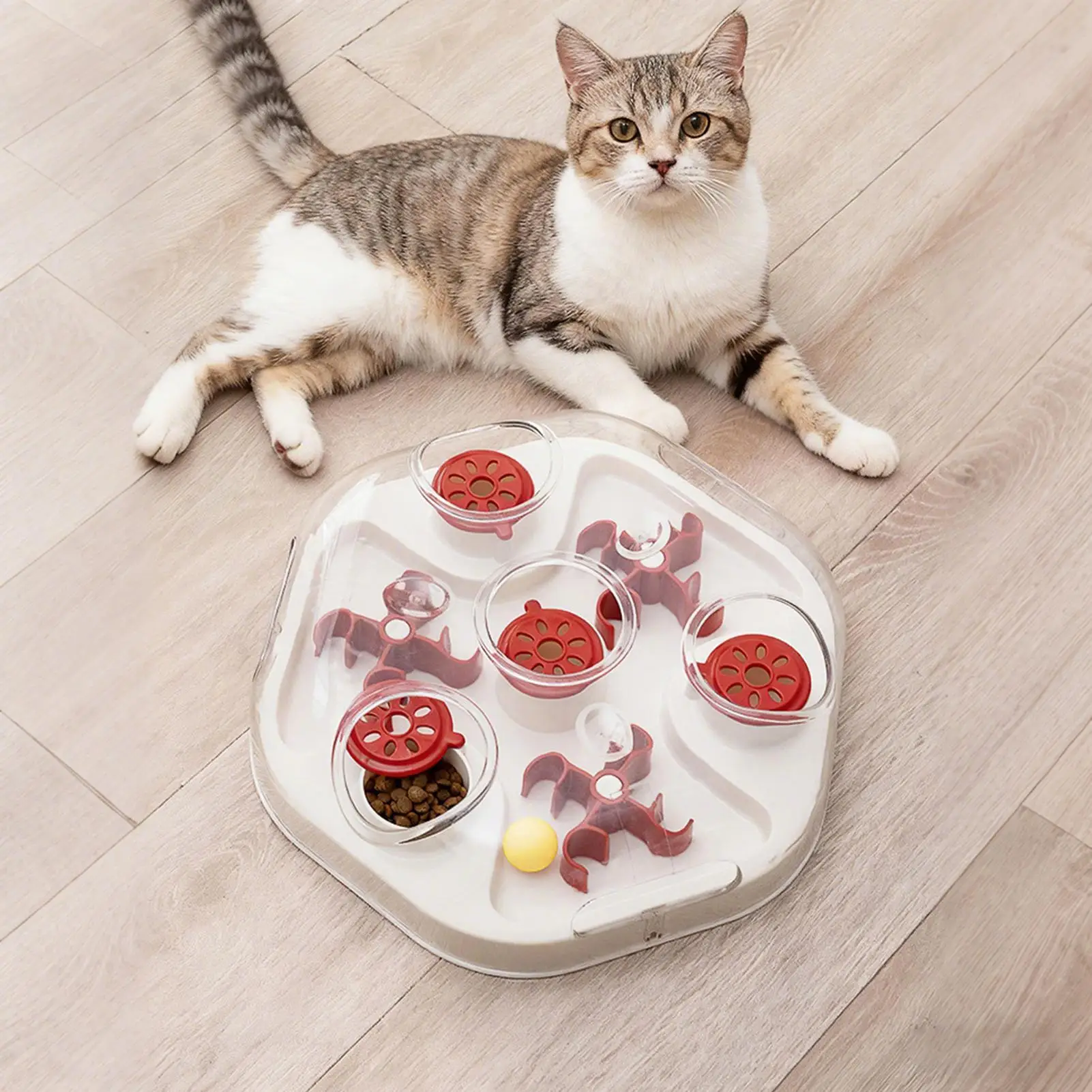 

Игрушка-головоломка для собак, игра для медленного кормления, интерактивная игрушка для лакомств для медленного кормления, тренировка прорезывания зубов, домашняя игра, облегчение скуки, щенок